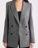 Reiss Reiss Astrid Pinstripe Herringbone Double Breasted Wool Blazer - 1