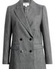 Reiss Reiss Astrid Pinstripe Herringbone Double Breasted Wool Blazer - 5