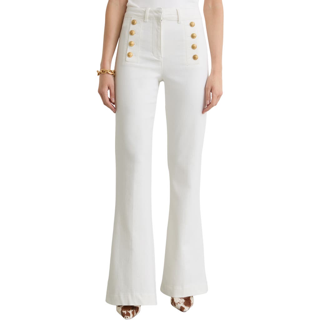 Reiss Reiss Athena Sailor High Cut Leather Pants