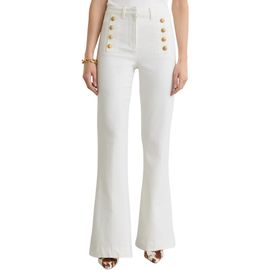 Reiss Reiss Athena Sailor High Cut Leather Pants
