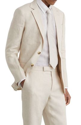 Reiss Reiss Atlantic linen Blazer