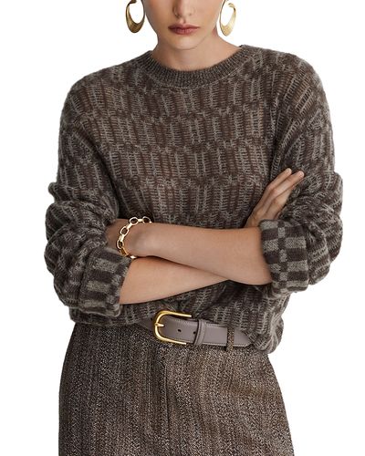 Reiss Reiss Aubrey Cashmere Blend Crewneck Sweater