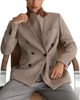 Reiss Reiss Aubrey Double Breasted Textured Blazer - 5