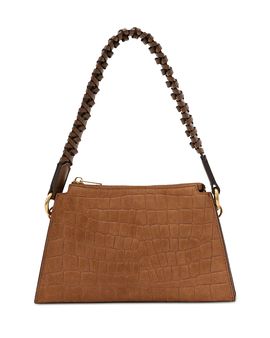 Reiss Reiss Avery Suede & Leather Shoulder Bag