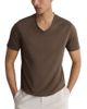 Reiss Reiss Baron Tailored Fit Airwater Cotton V Neck Tee - 1