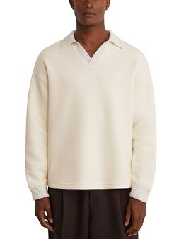 Reiss Reiss Beaton Open Collar Sweatshirt