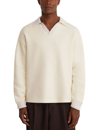Reiss Reiss Beaton Open Collar Sweatshirt