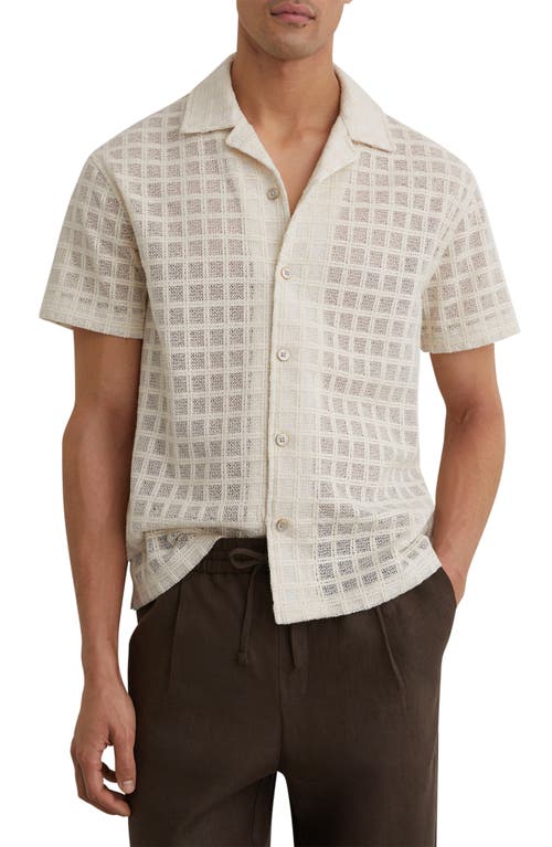 Reiss Reiss Belardo Cotton Blend Camp Shirt