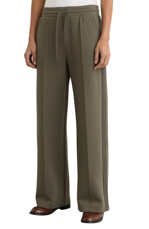 Reiss Reiss Bella Wide Leg Rib Trim Pants