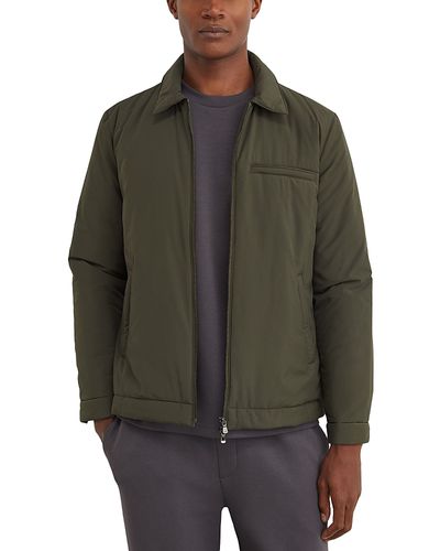Reiss Reiss Bernardi Zip Through Technical Fabric Lightweight Jacket