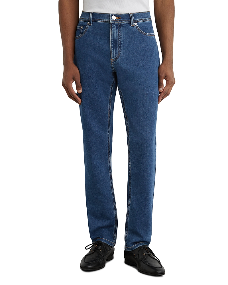 Reiss Reiss Bishopsgate Straight Fit 31.5 Jeans in Dark Rinse