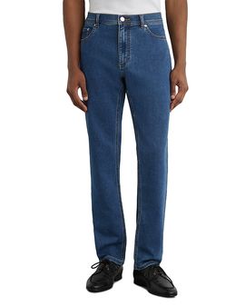 Reiss Reiss Bishopsgate Straight Fit 31.5 Jeans in Dark Rinse