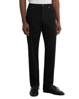 Reiss Reiss Bishopsgate Straight Fit 31.5 Jeans in Solid Black