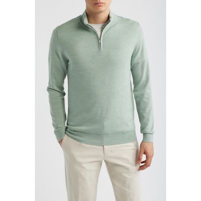 Reiss Reiss Blackhall Wool Quarter Zip Sweater