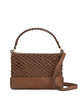 Reiss Reiss Blakeley Raffia Crossbody Bag