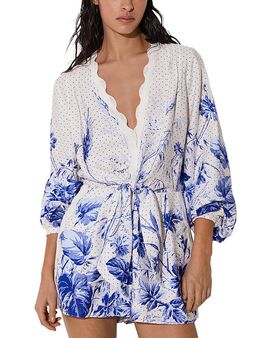 Reiss Reiss Bonnie Scarf Print Playsuit
