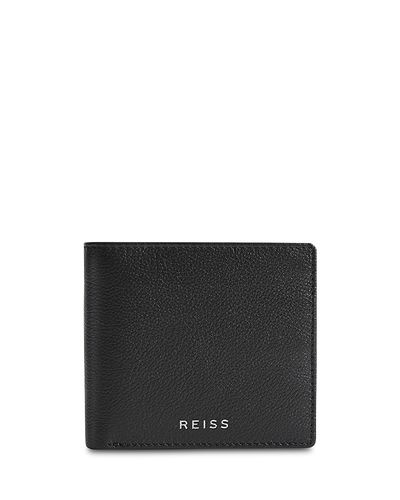 Reiss Reiss Cabot Saffiano Leather Bifold Wallet