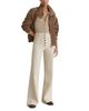 Reiss Reiss Cali Mid Rise Flare Leg Jeans in Ecru - 5