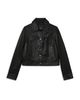 Reiss Reiss Callie Leather Trucker Jacket - 6