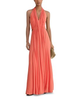 Reiss Reiss Cara Pleated Maxi Dress