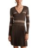 Reiss Reiss Carly Pleated Wool Blend Mini Dress - 1
