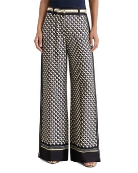 Reiss Reiss Carmine Satin Wide Leg Pants