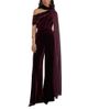 Reiss Reiss Carrie Stretch Velvet One Shoulder Jumpsuit - 1