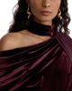 Reiss Reiss Carrie Stretch Velvet One Shoulder Jumpsuit - 4
