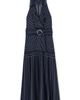 Reiss Reiss Casey Striped Halter Midi Dress - 4