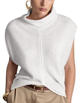 Reiss Reiss Cashmere Split Front Sweater