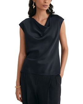 Reiss Reiss Cate Silk Cowlneck Top