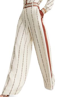 Reiss Reiss Chain Print Wide Leg Pants