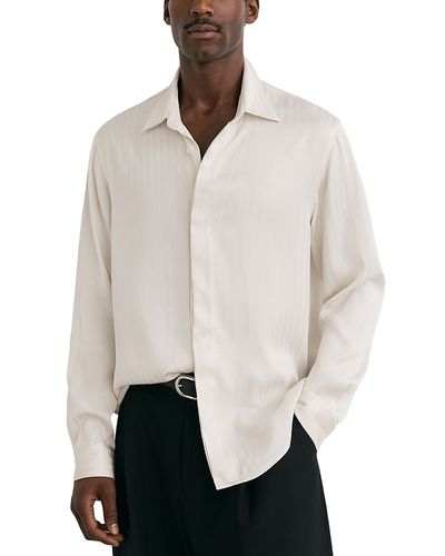 Reiss Reiss Chapel Herringbone Stripe Shirt