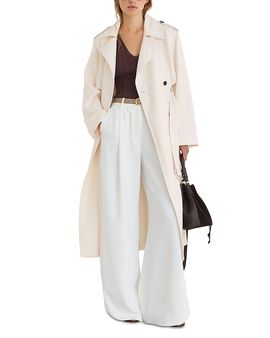 Reiss Reiss Charli Double Breasted Trench Coat