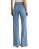 Reiss Reiss Claude Pintuck High Rise Flare Leg Jeans in Light Blue - 3