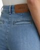 Reiss Reiss Claude Pintuck High Rise Flare Leg Jeans in Light Blue - 6