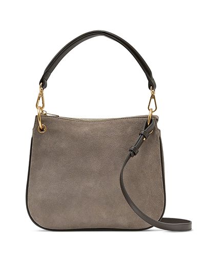 Reiss Reiss Colette Suede & Leather Convertible Crossbody Bag