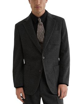 Reiss Reiss Collin Tailored Fit Flannel Blazer