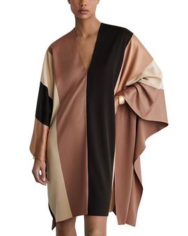 Reiss Reiss Color Block Tunic Dress