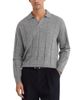 Reiss Reiss Compton Wool Open Collar Square Pattern Polo Shirt - 1
