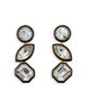 Reiss Reiss Crista Crystal Drop Earrings, 1.8L - 1