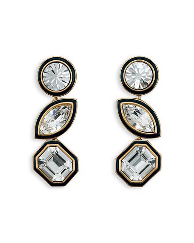 Reiss Reiss Crista Crystal Drop Earrings, 1.8L