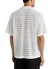 Reiss Reiss Crochet Stripe Cuban Shirt - 3