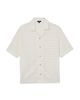 Reiss Reiss Crochet Stripe Cuban Shirt - 6