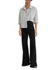 Reiss Reiss Cropped Cotton Stripe Button Down Shirt - 2