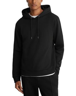 Reiss Reiss Dane Interlock Jersey Hoodie