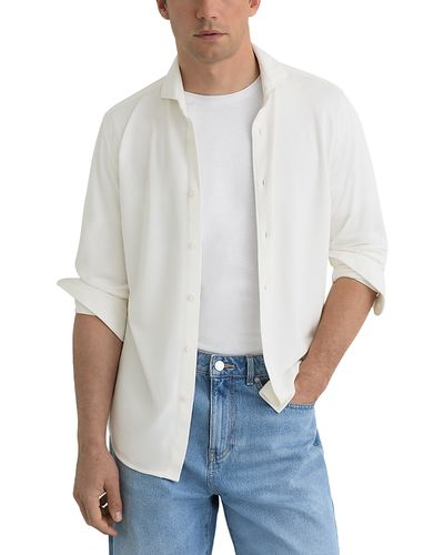 Reiss Reiss Davaro Regular Fit Stretch Cutaway Shirt