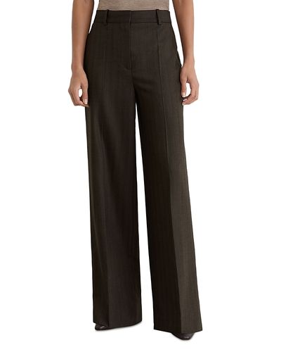 Reiss Reiss Dawson Wool Blend Wide Leg Pants