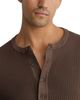 Reiss Reiss Declan Ribbed Crewneck Henley Shirt - 4