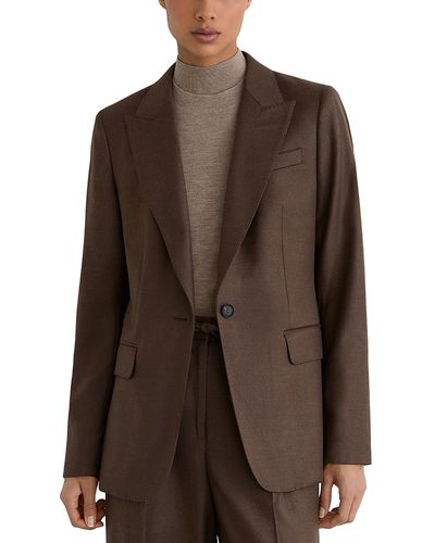 Reiss Reiss Derby Peak Lapel Single Button Blazer
